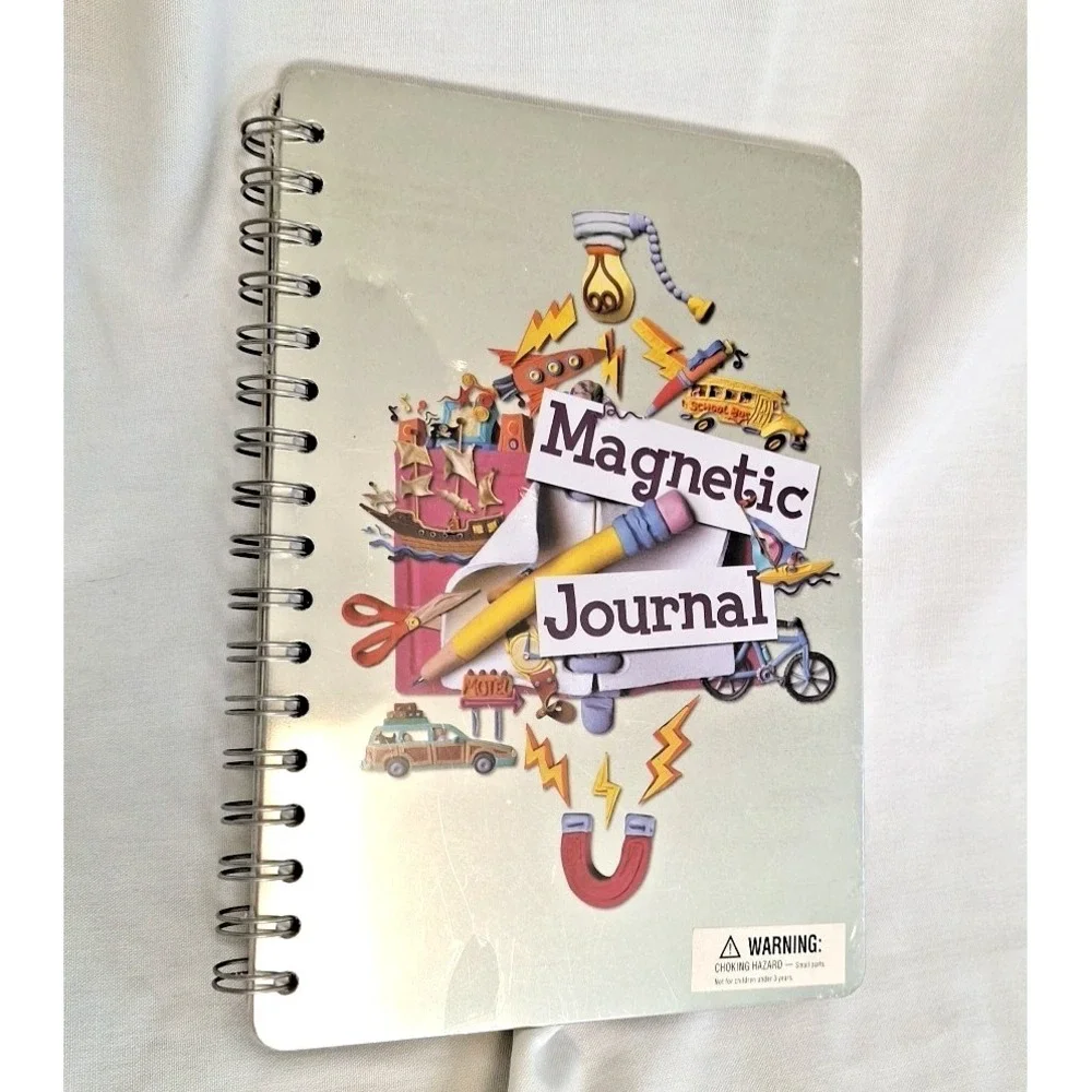 Y2K Magnetic Journal 2002 Scholastic Sealed Spiral Vintage Metal Unopened NOS